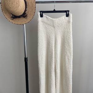 SKIMS Cozy Knit Pants in Bone